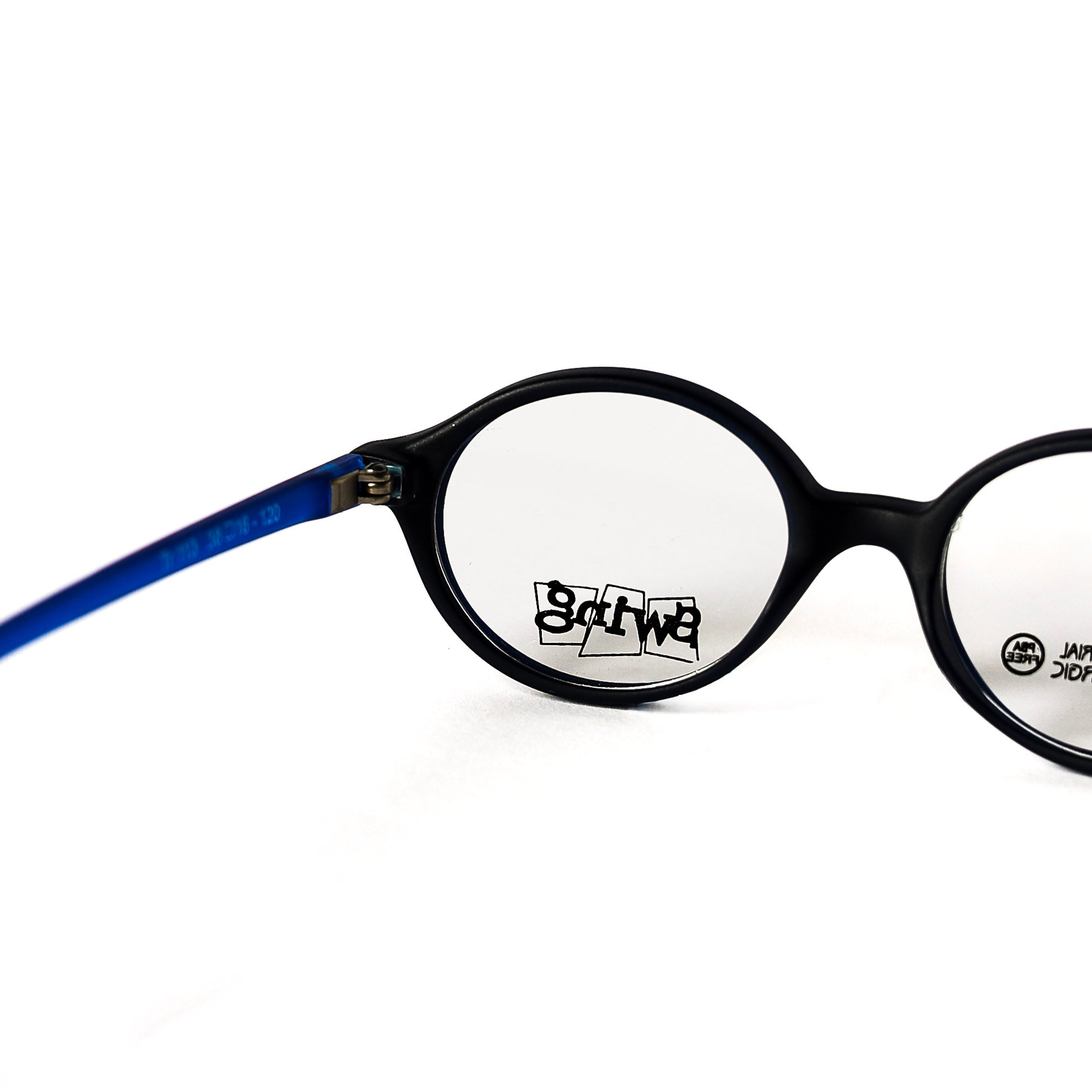 Kids Round Blue Eyeglasses