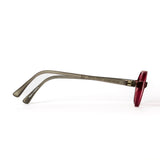 Kids Round Maroon Eyeglasses