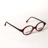 Kids Round Maroon Eyeglasses