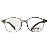Kids Round Gray Eyeglasses
