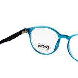 Kids Round Blue Eyeglasses