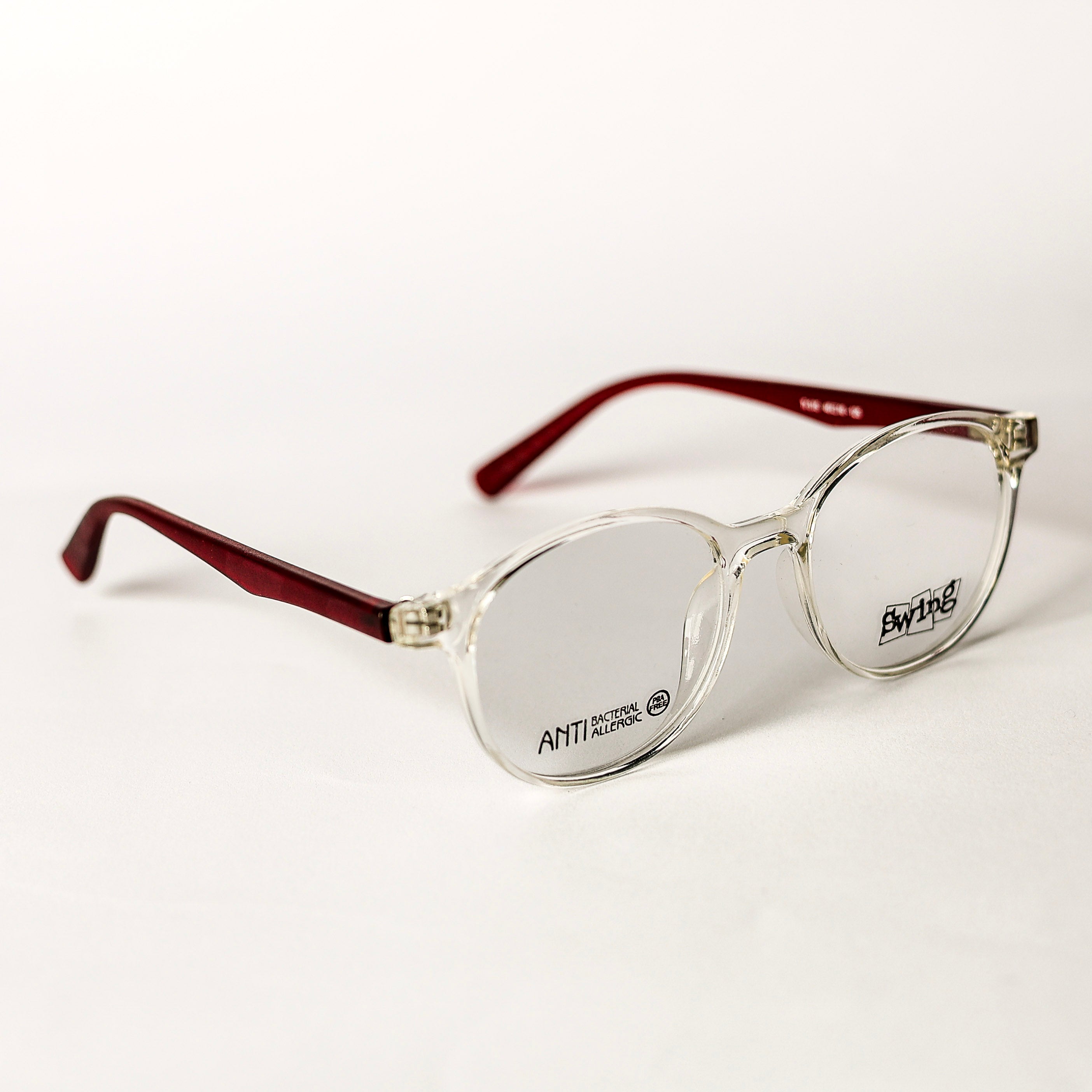 Kids Round Transparent Eyeglasses