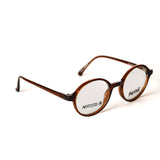 Kids Round Brown Eyeglasses