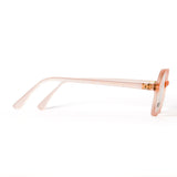 Kids Round Orange Eyeglasses