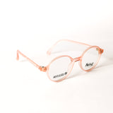 Kids Round Orange Eyeglasses