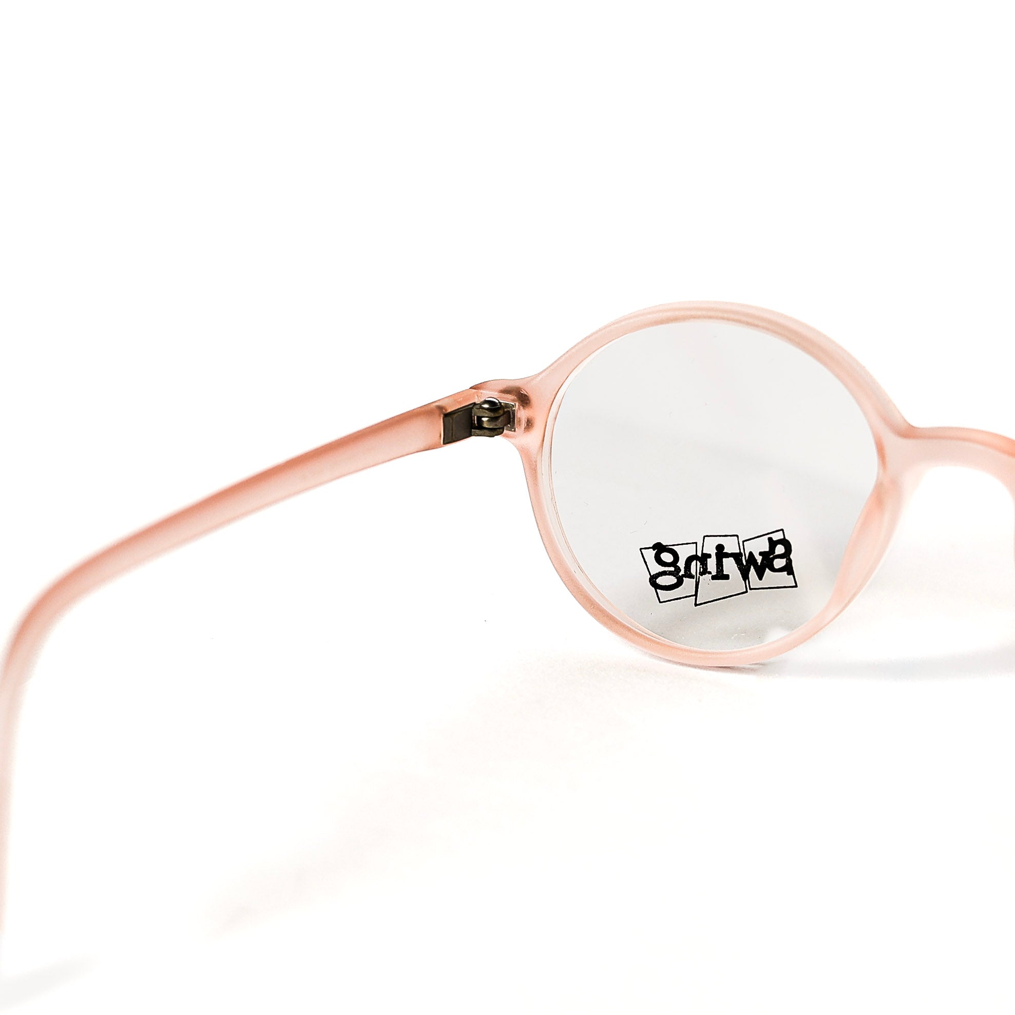 Kids Round Orange Eyeglasses