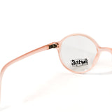 Kids Round Orange Eyeglasses
