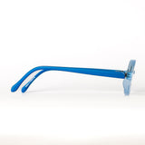 Kids Oval Matte Blue- Eyeglasses
