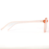 Kids Round Orange Eyeglasses