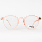 Kids Round Orange Eyeglasses