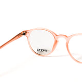 Kids Round Orange Eyeglasses