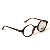 Kids Round Brown Eyeglasses
