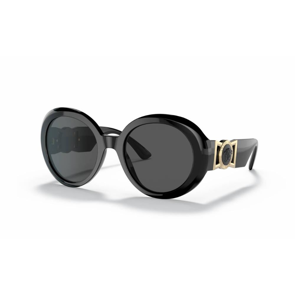 Round Black Sunglasses