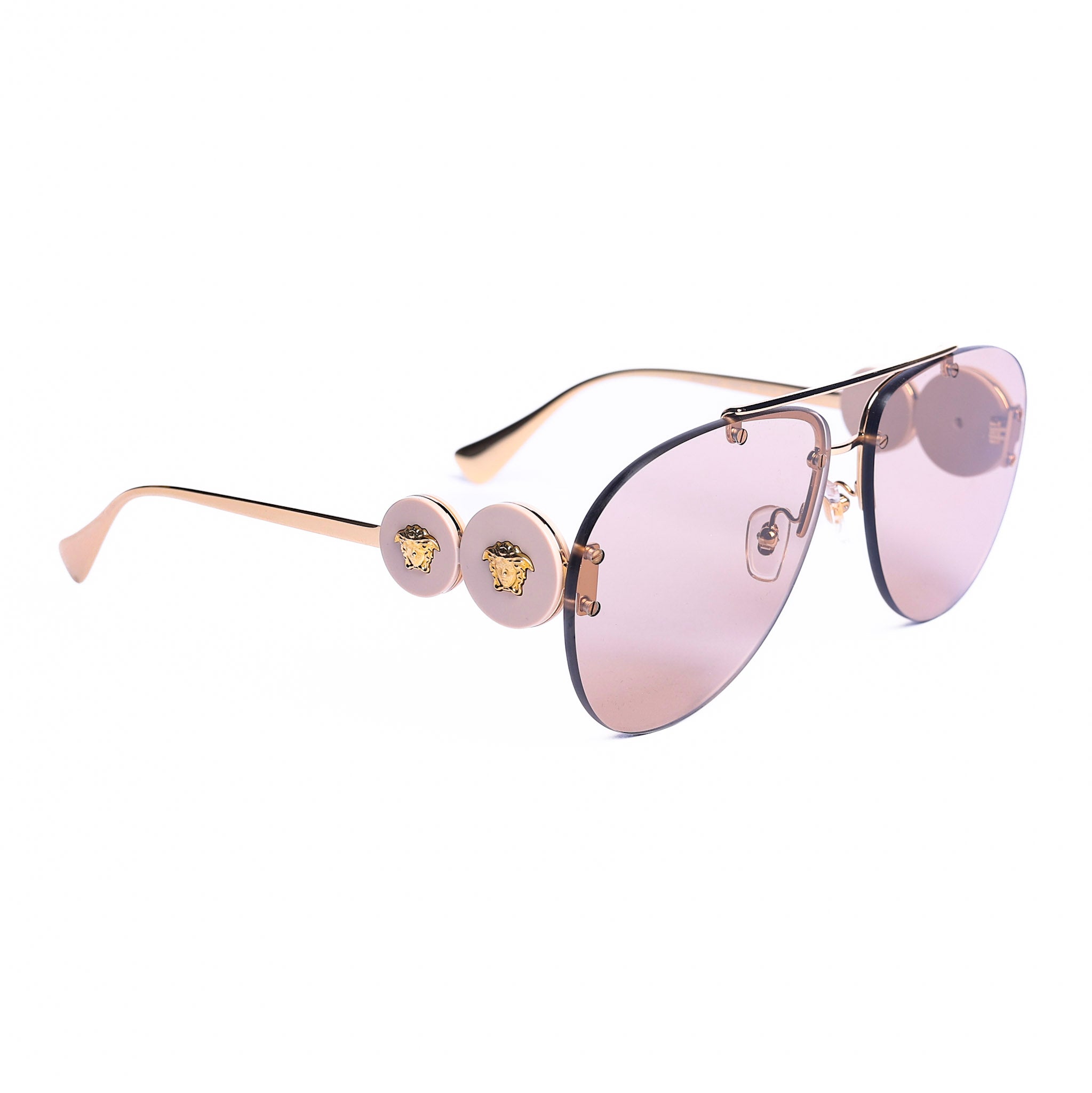 Gold Pilot Sunglasses