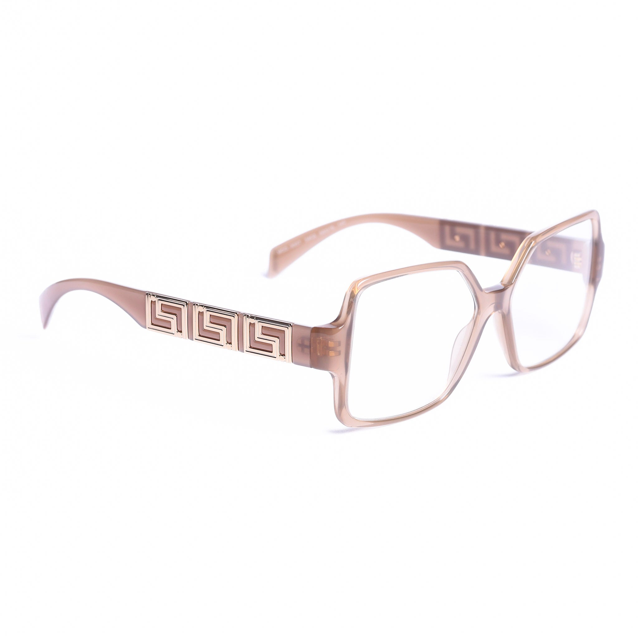 Square Brown Eyeglasses