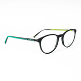 Round Gray Matte Eyeglasses