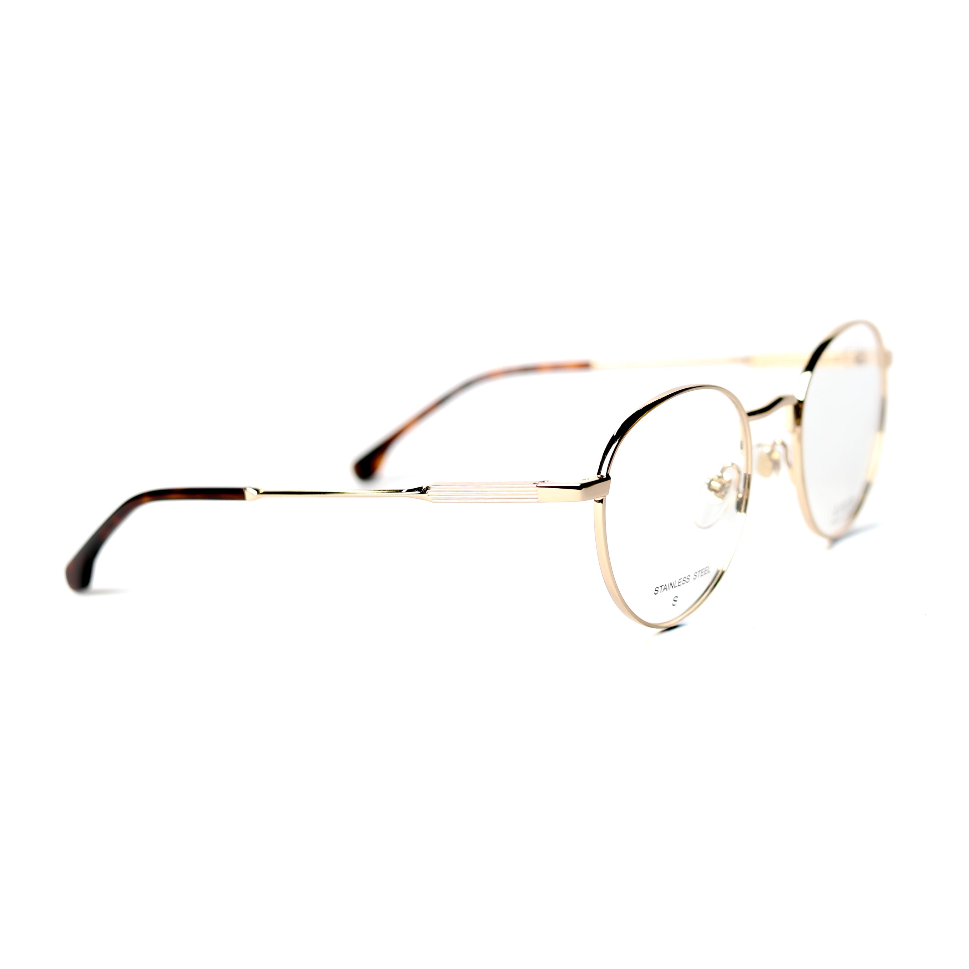 Round Gold  Eyeglasses