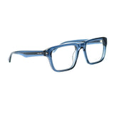 Square Dark Blue Eyeglasses