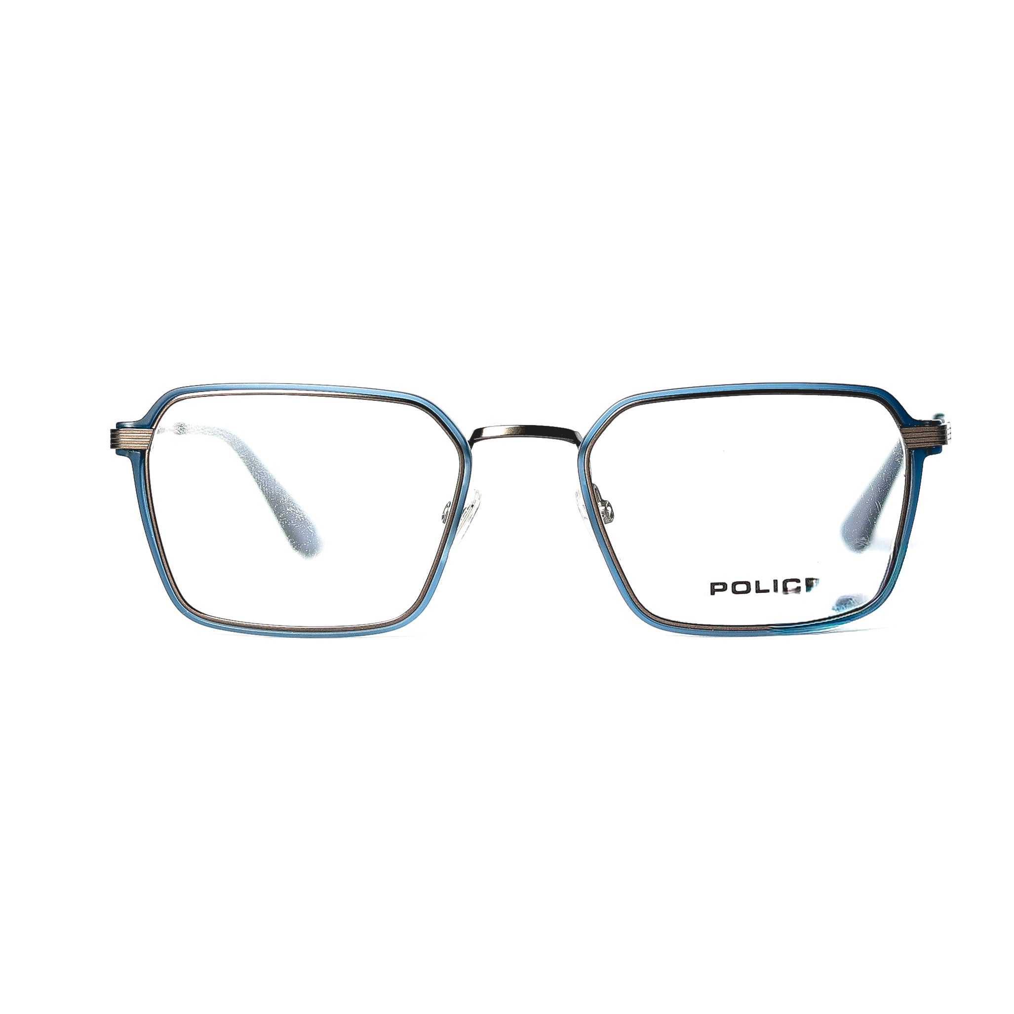 Square Matte Gray Eyeglasses