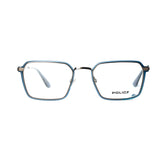 Square Matte Gray Eyeglasses