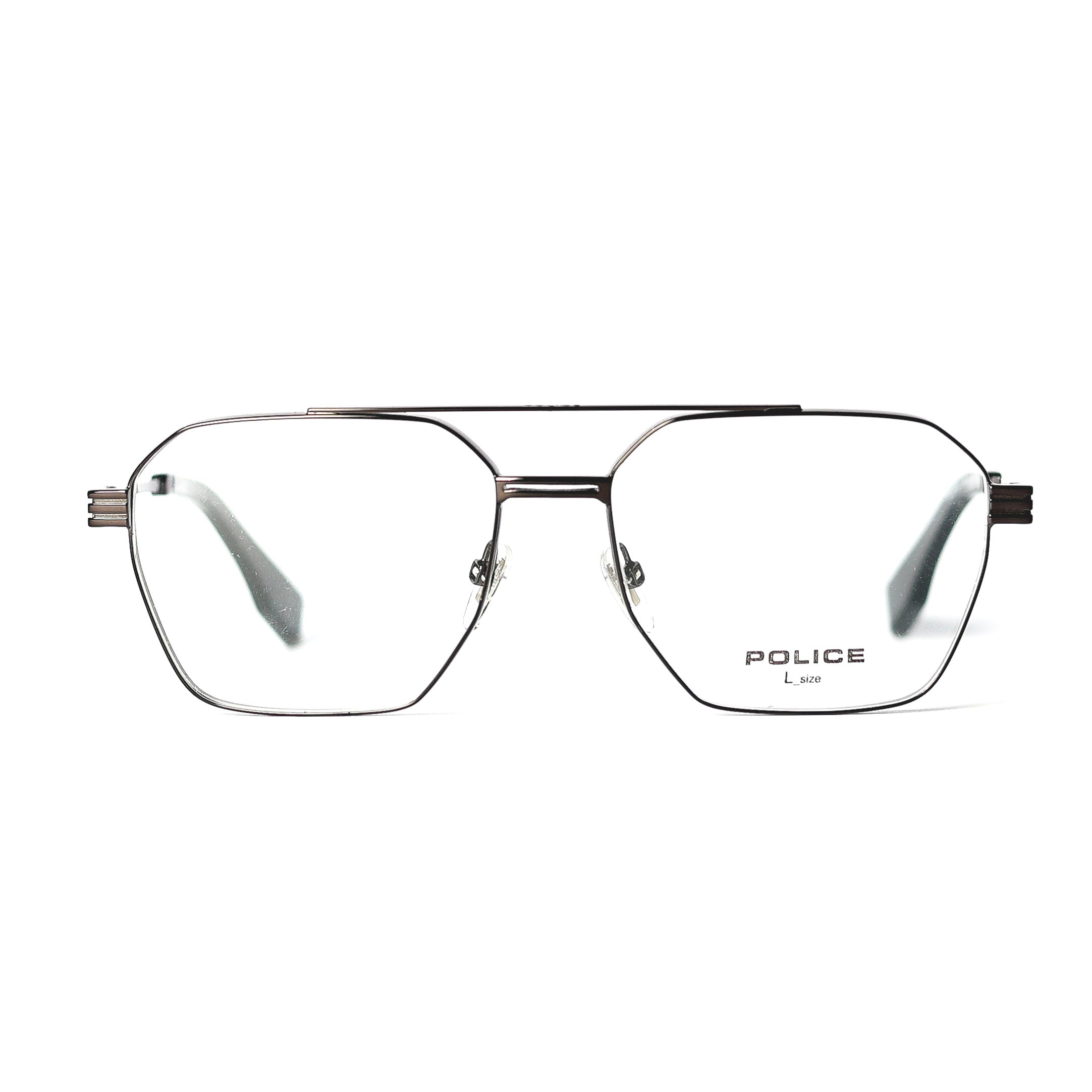 Square Dark Gray Eyeglasses
