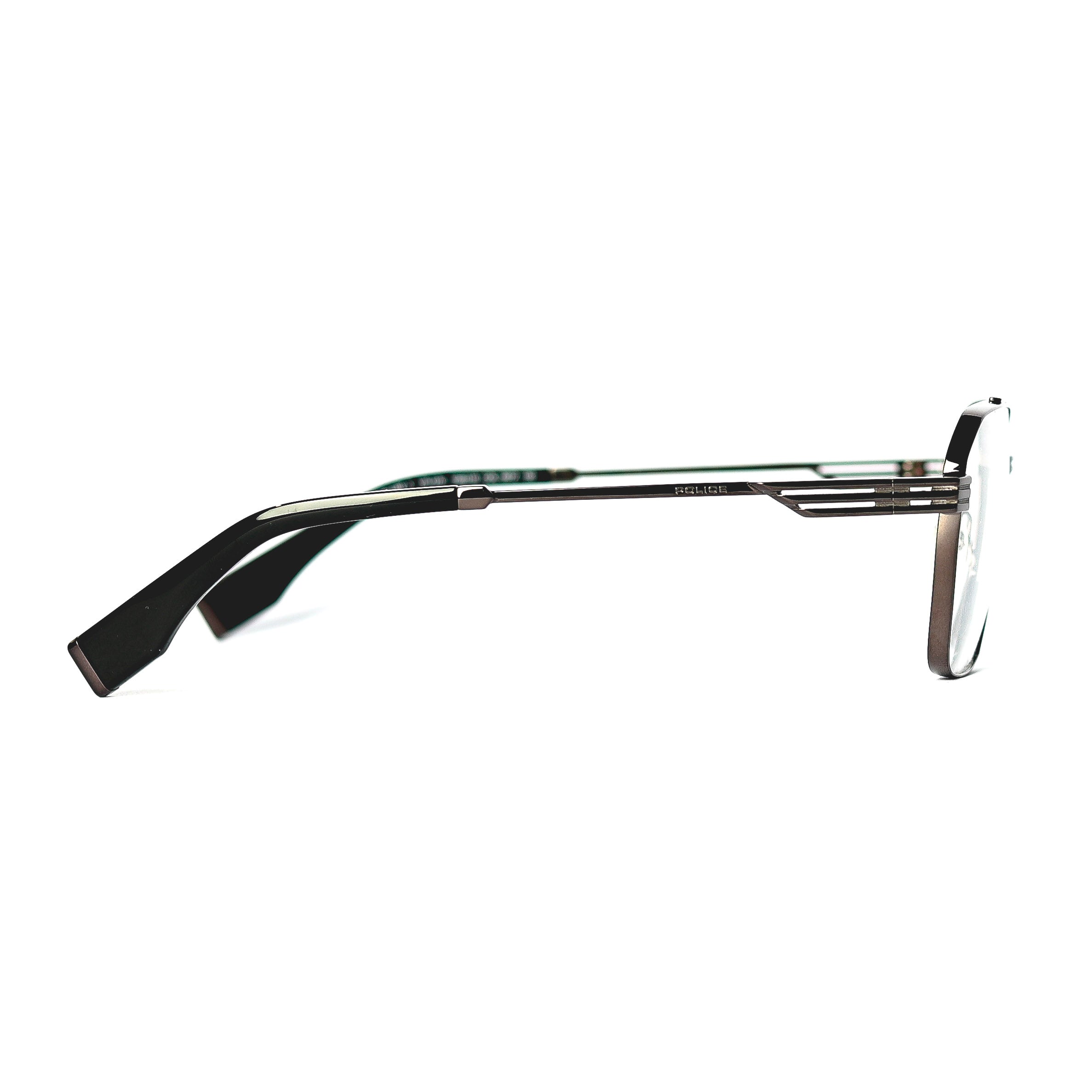 Square Dark Gray Eyeglasses