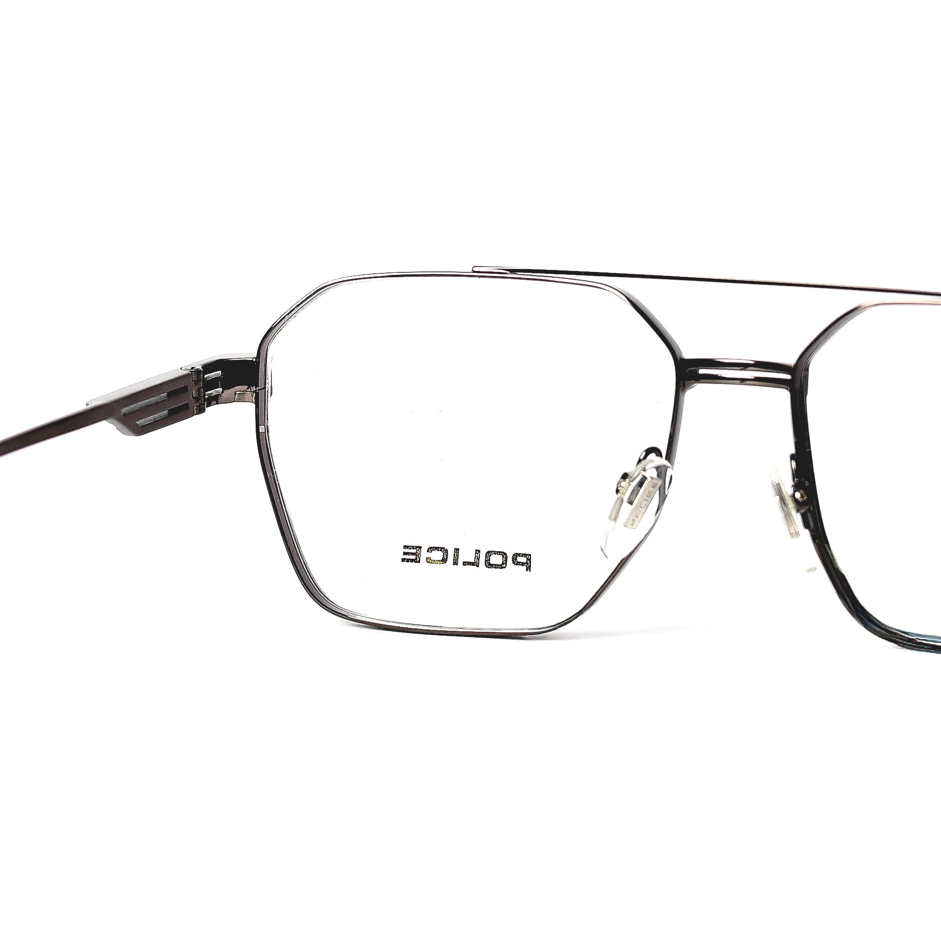 Square Dark Gray Eyeglasses