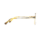 Square Gold Eyeglasses