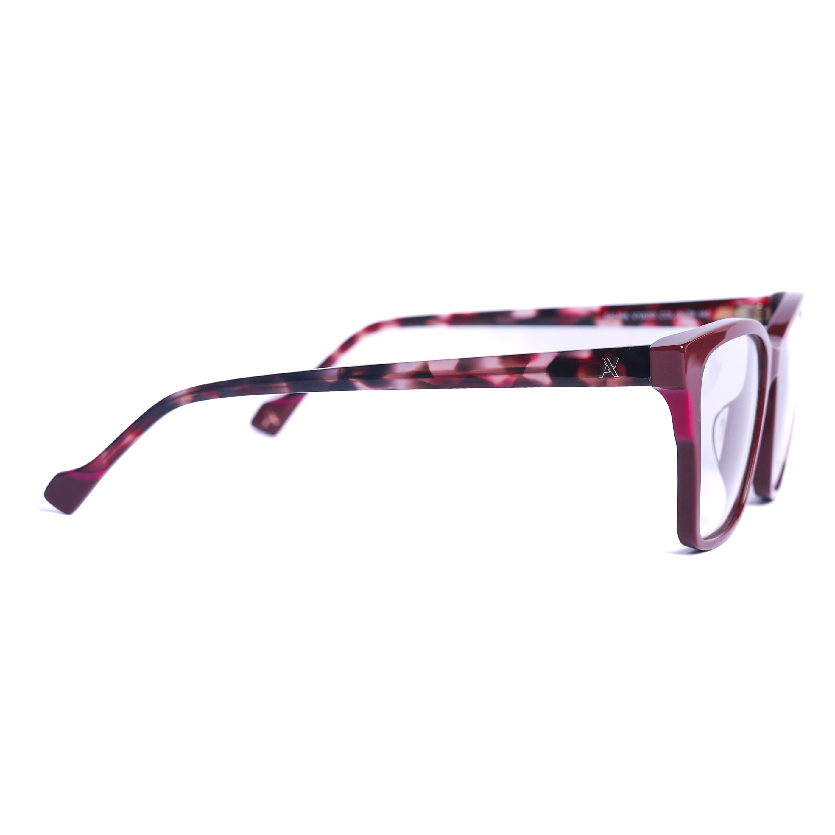 Square Maroon Eyeglasses