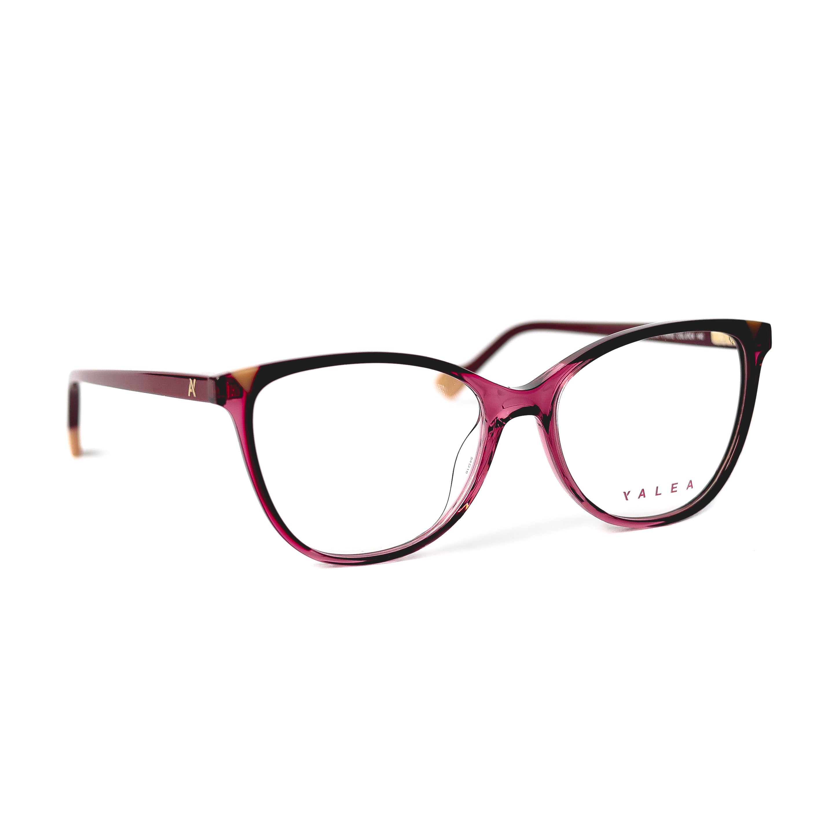 Cat Eye Maroon Eyeglasses