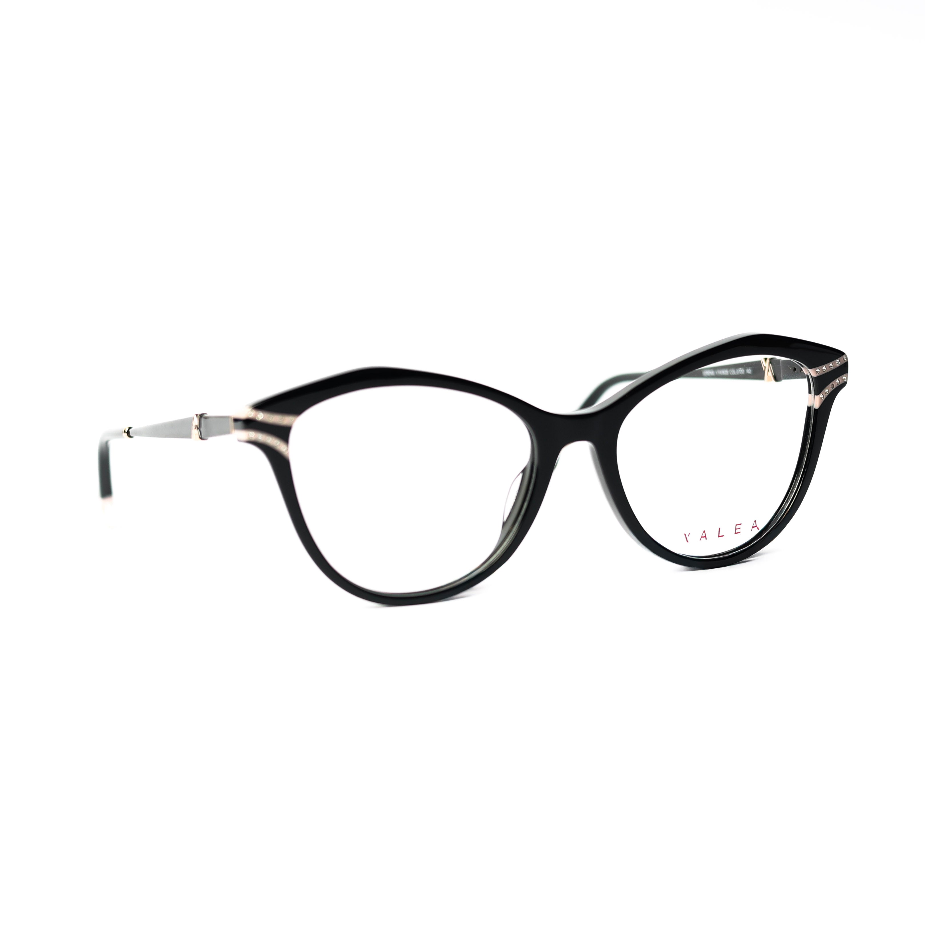 Cat Eye  Black Eyeglasses