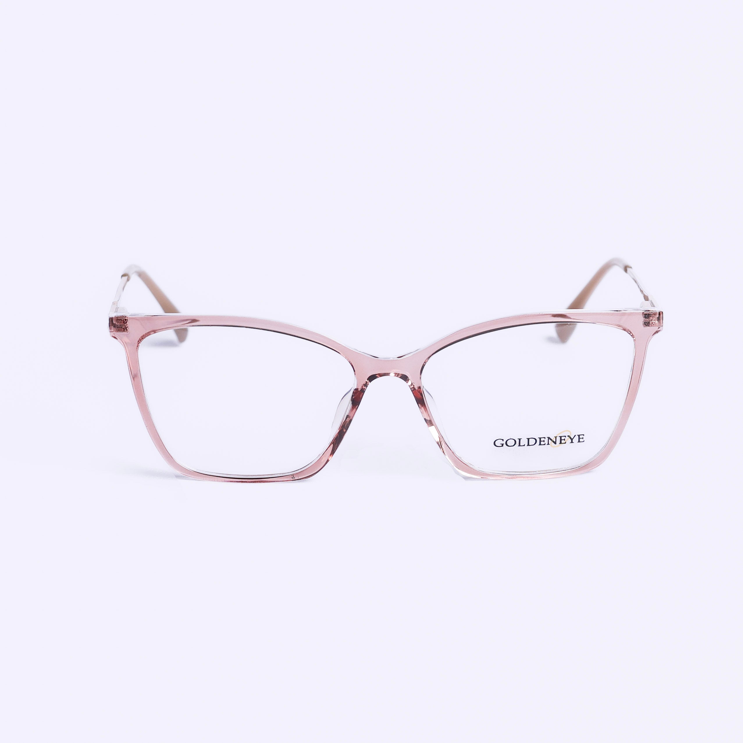Cat Eye Light Brown Eyeglasses