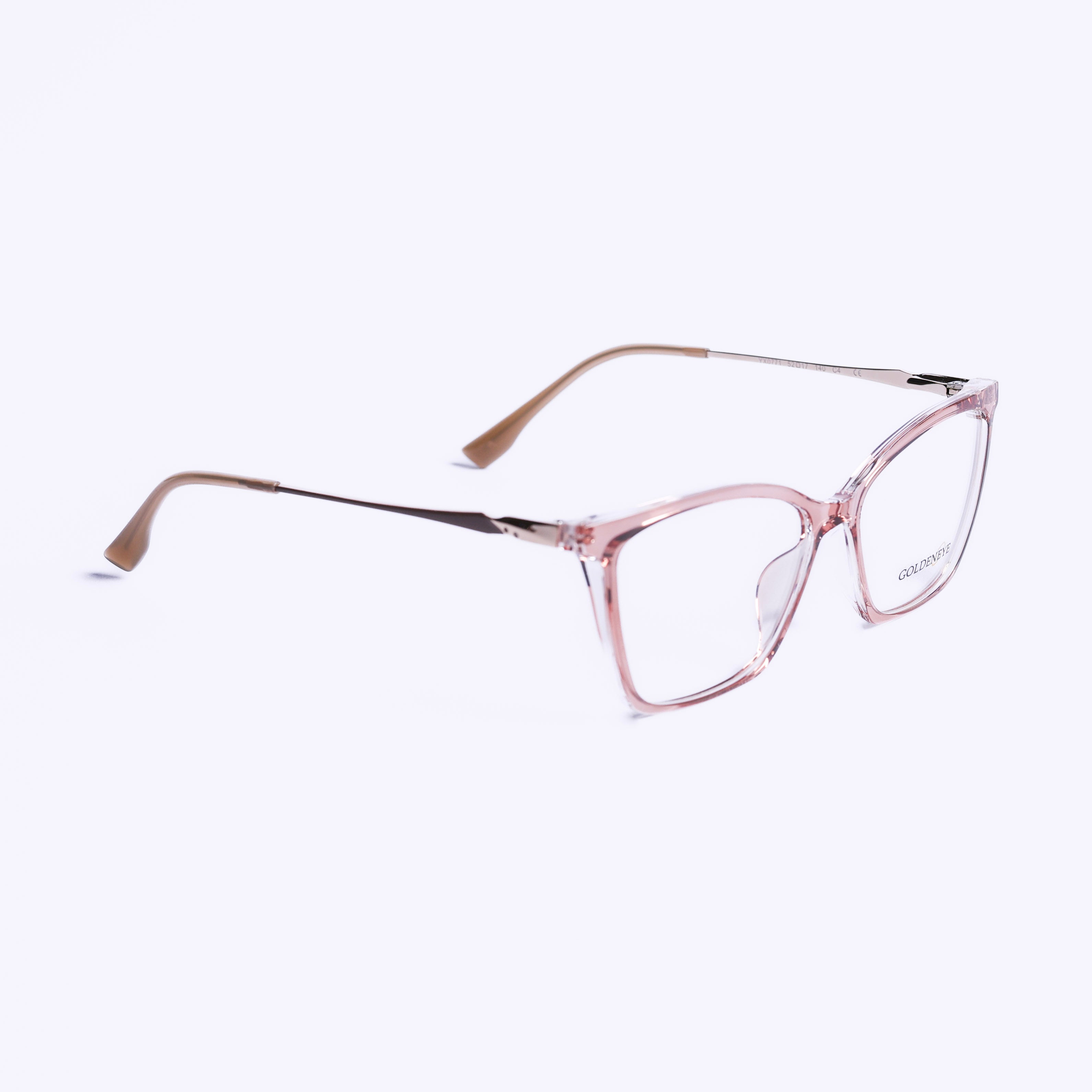 Cat Eye Light Brown Eyeglasses