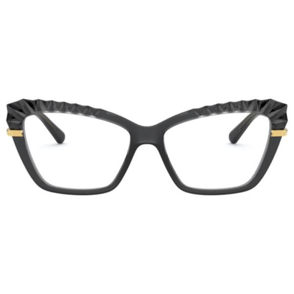 Cat Eye Transparent Grey Eyeglasses