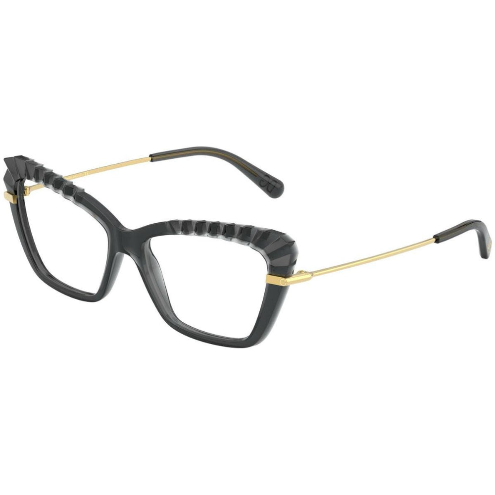 Cat Eye Transparent Grey Eyeglasses