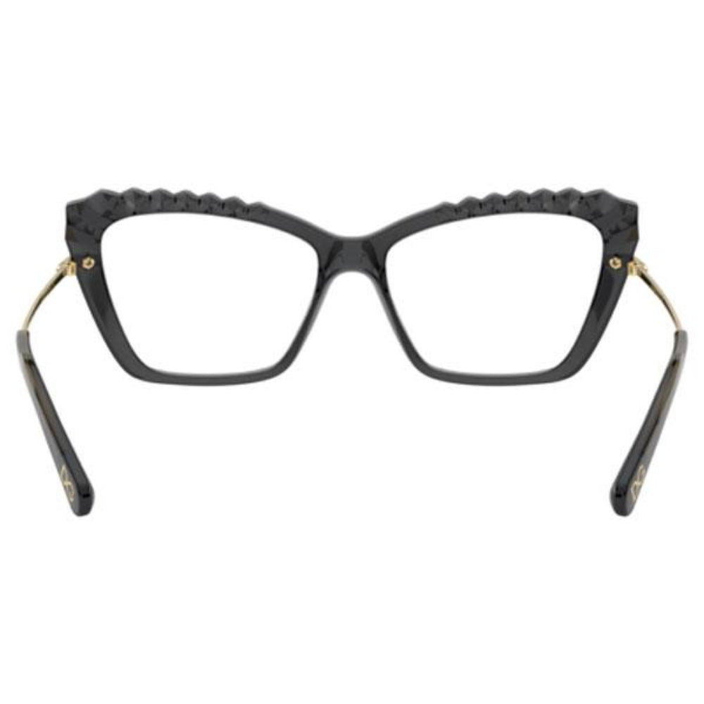 Cat Eye Transparent Grey Eyeglasses