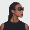 Rectangle Black Sunglasses