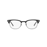 Cat Eye Grey On Black Eyeglasses