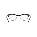 Cat Eye Grey On Black Eyeglasses