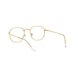 Irregular Gold Eyeglasses