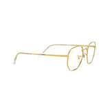 Irregular Gold Eyeglasses