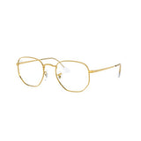 Irregular Gold Eyeglasses