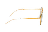 Square Black On Gold Eyeglasses