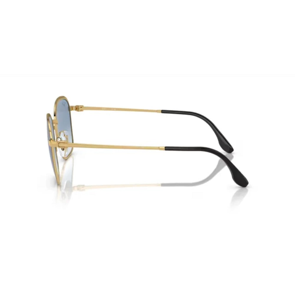 Square Black On Gold Sunglasses