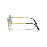 Square Black On Gold Sunglasses