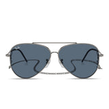Pilot Gunmetal Sunglasses