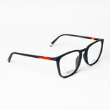 Square Matte Blue Eyeglasses