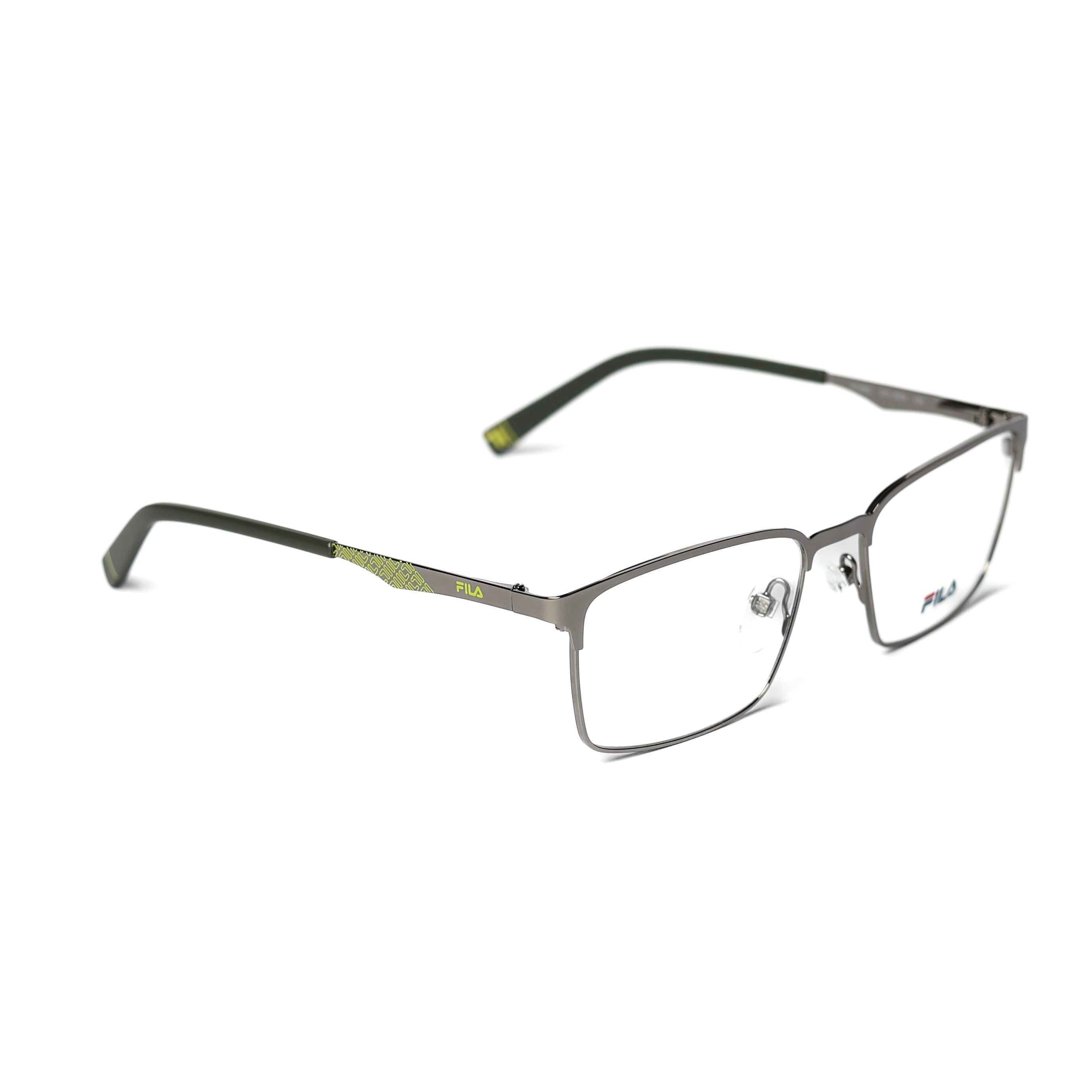 Square Dark Gray Eyeglasses