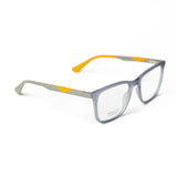 Square Matte Gray Eyeglasses
