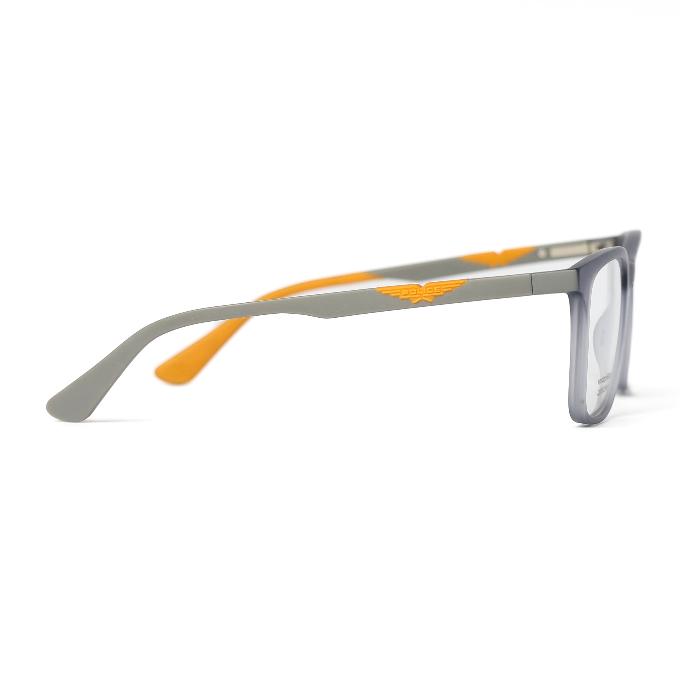 Square Matte Gray Eyeglasses